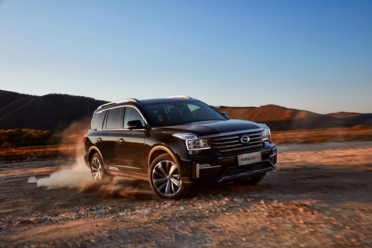 Внешний вид китайского кроссовера Trumpchi GS8, 2019-2021. Фото: trumpchi.gacmotor.com / autowp.ru
