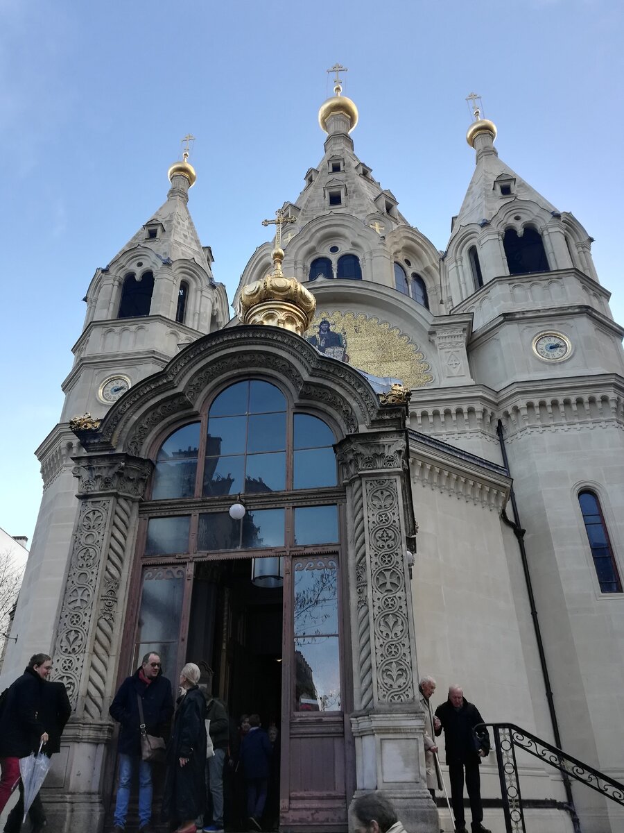 Церковь Св. Александра Невского в Париже. Панихида 6 декабря 2018 г.