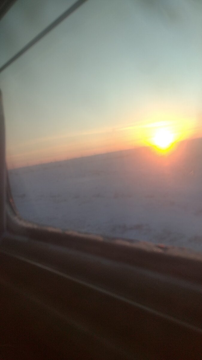 Закат солнца.Заполярье.