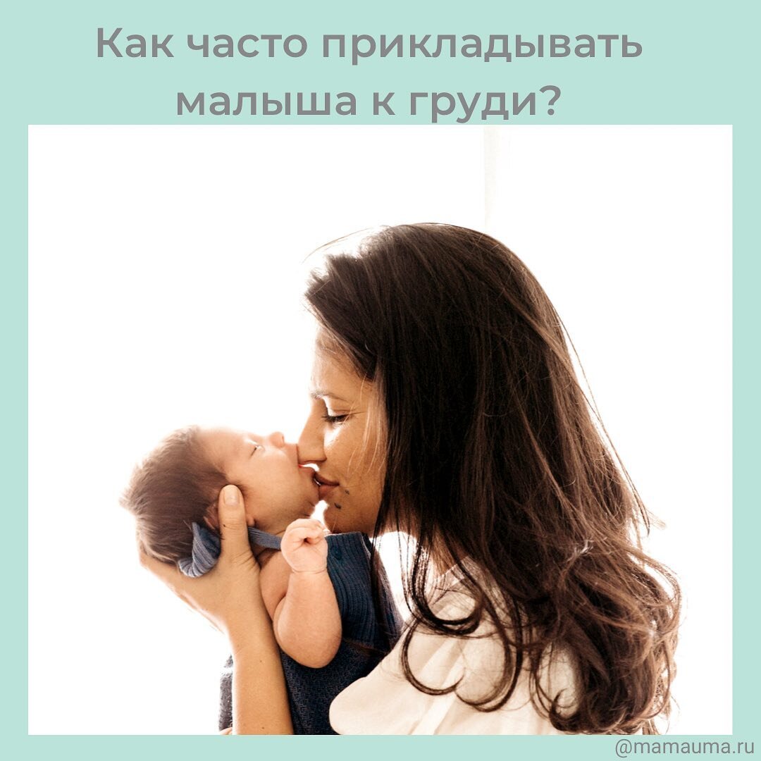 Мама на ГВ: как часто прикладывать малыша к груди? | MAMA UMA | Дзен