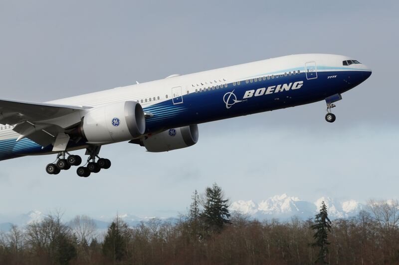  Boeing 777x. Фото: REUTERS/Terray Sylvester