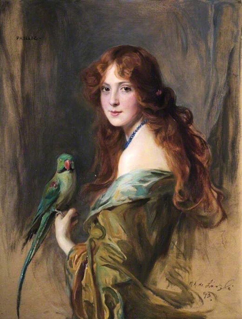 Дама с попугаем фото из фильма