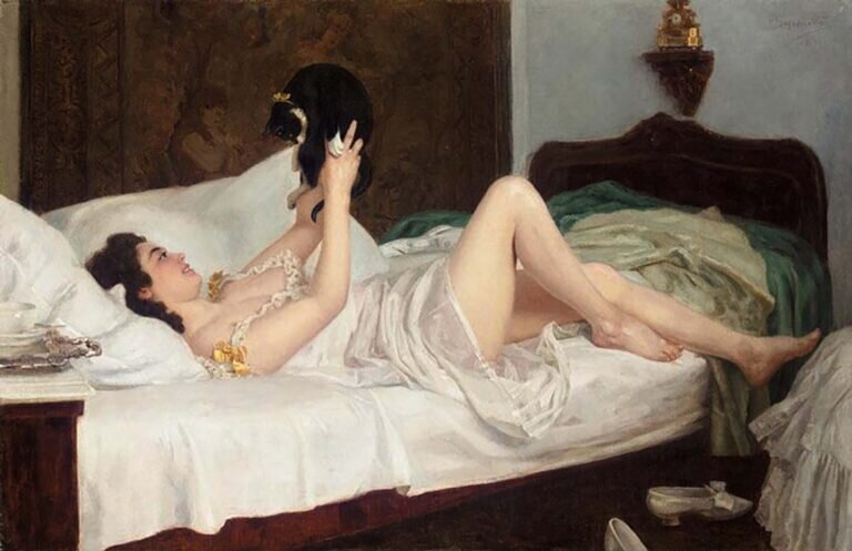 «Любимчик». 1905. Холст, масло. 75,5 х 115 см. 
