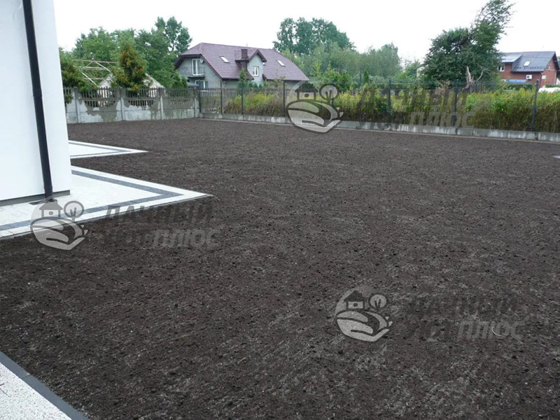 участок после расчистки