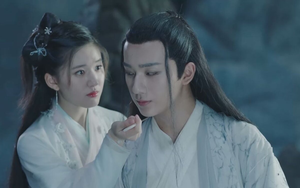 дорама весенний цветок, осенняя луна