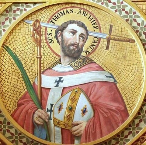                  St Thomas of Canterbury                                        (The Venerable English College, Rome)                             Святой Томас Кентерберийский (Католическая семинария в Риме)