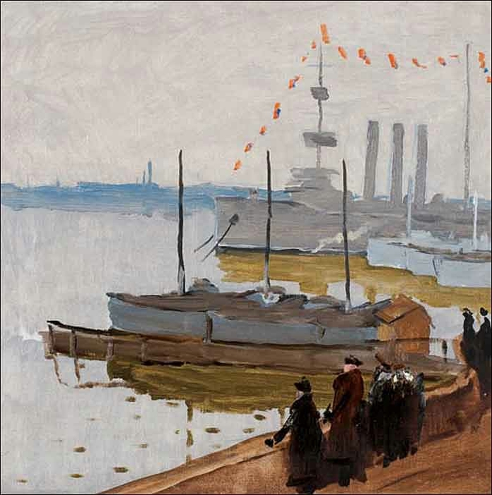 Александр Ведерников «Праздник на набережной», 1930-е