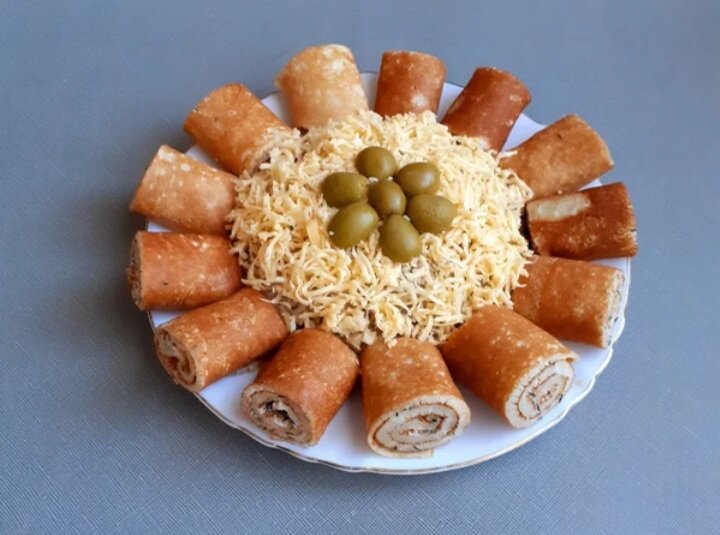 Салат с курицей