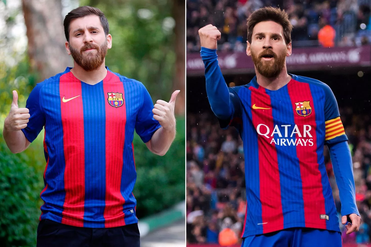 Реза Парастеш и Лионель Месси