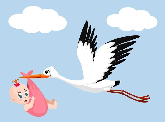 аист  с ребенком яндекс картинки