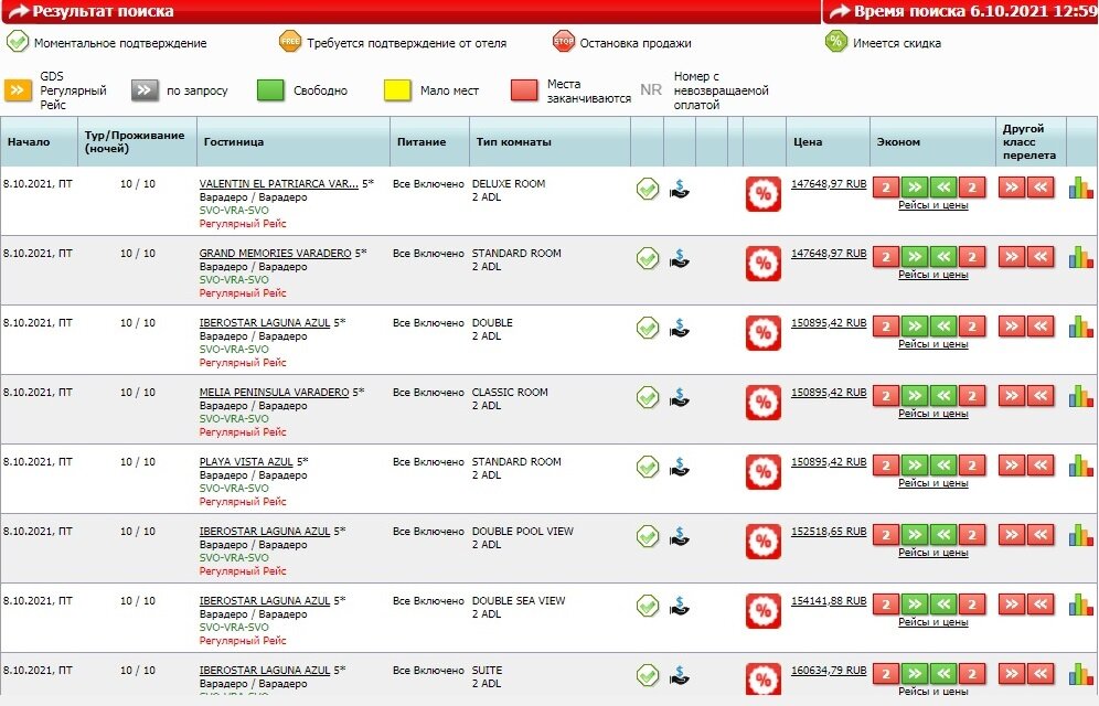 скрин фото с сайта туроператора Санмар