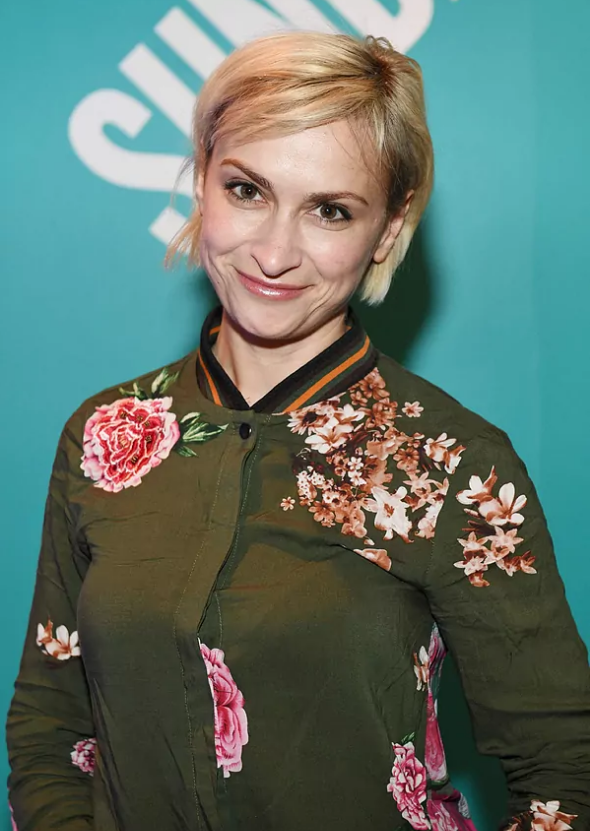 The deceased woman, Halyna Hutchins, in a 2018 image. SONIA RECCHIAAFP