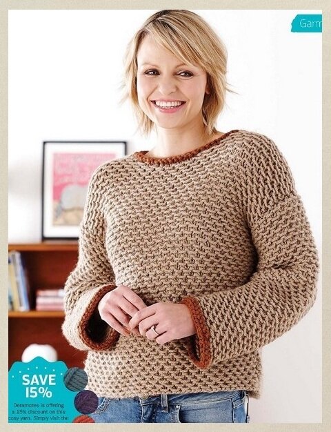 Джемпер из журнала Knit Now. Фото источник: www.liveinternet.ru/users/5173920/post472977017.