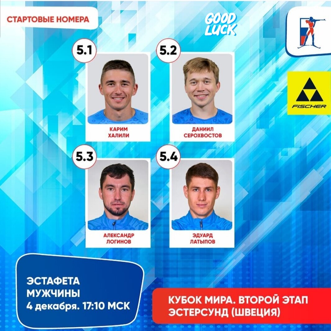 Наша эстафетная четвёрка