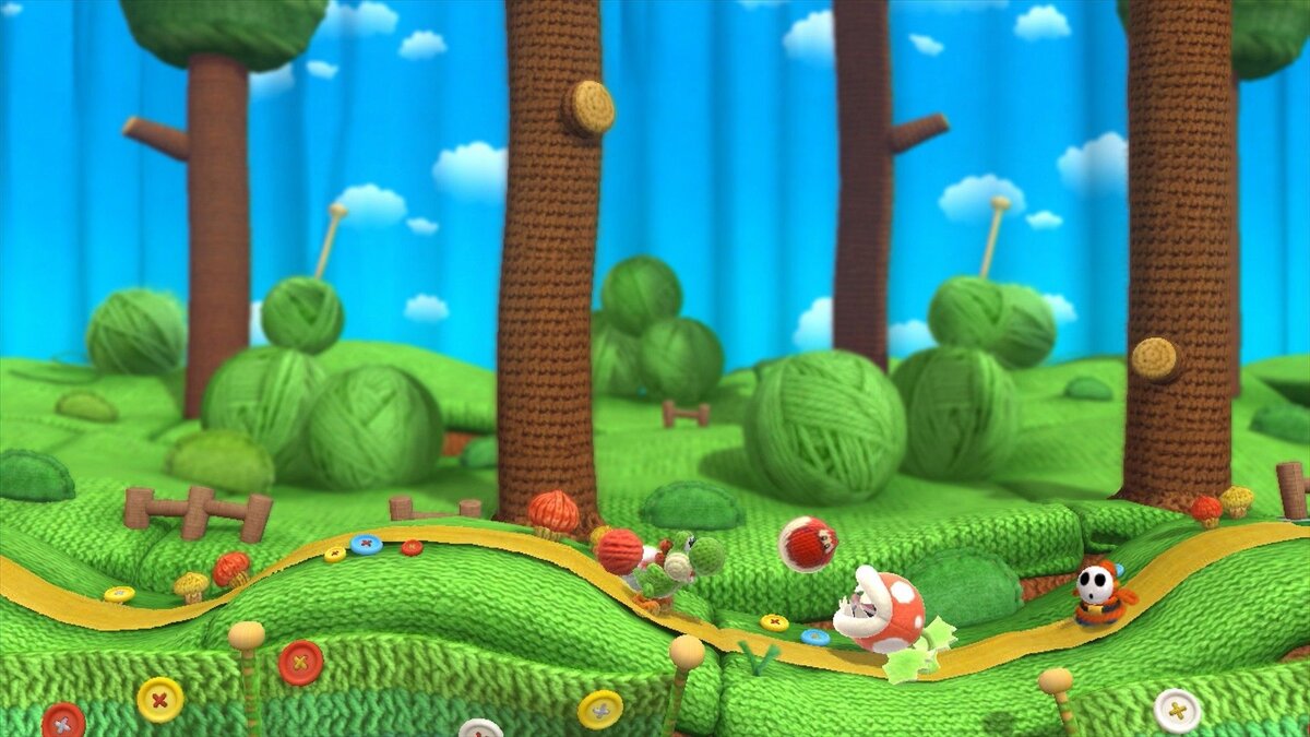 Видеоигра Yoshi's Woolly World