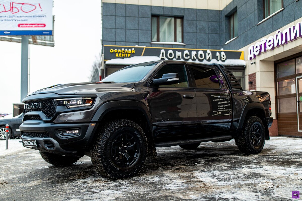 Американец Dodge RAM 1500 TRX под американской защитой в России | ABZ  Детейлинг | Дзен