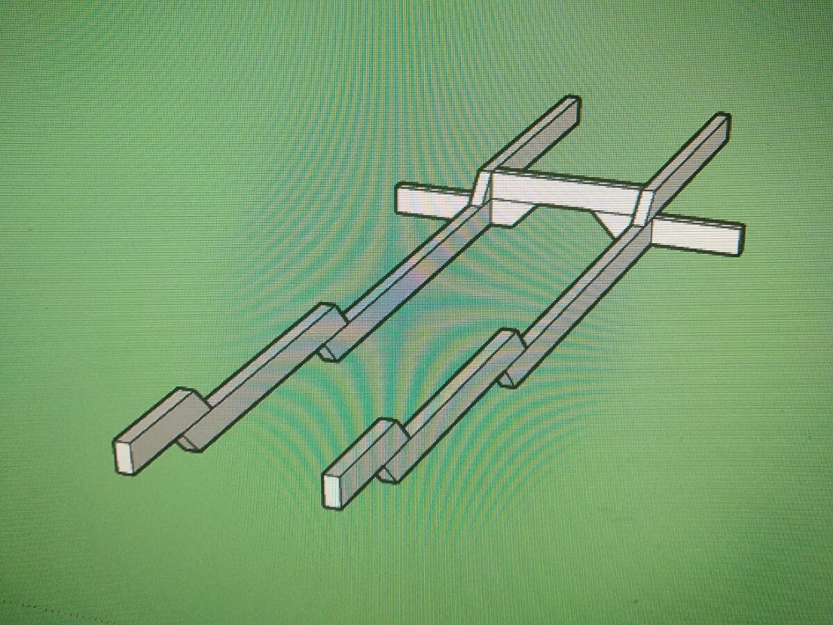 Примерный макет рамы (Без усилителей)