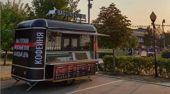 Фуд-трак, где я часто бывал