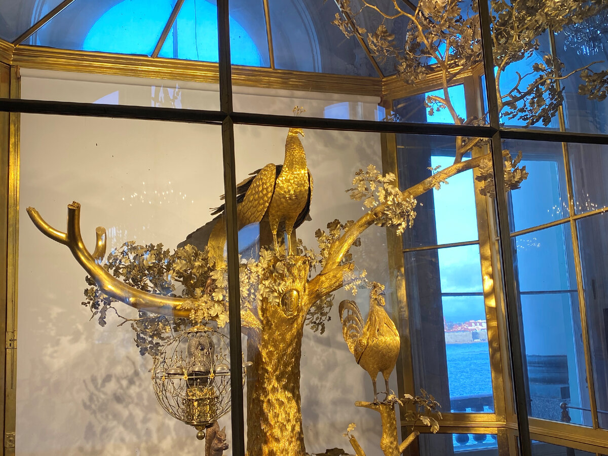 Часы "Павлин", Государственный Эрмитаж, Санкт-Петербург