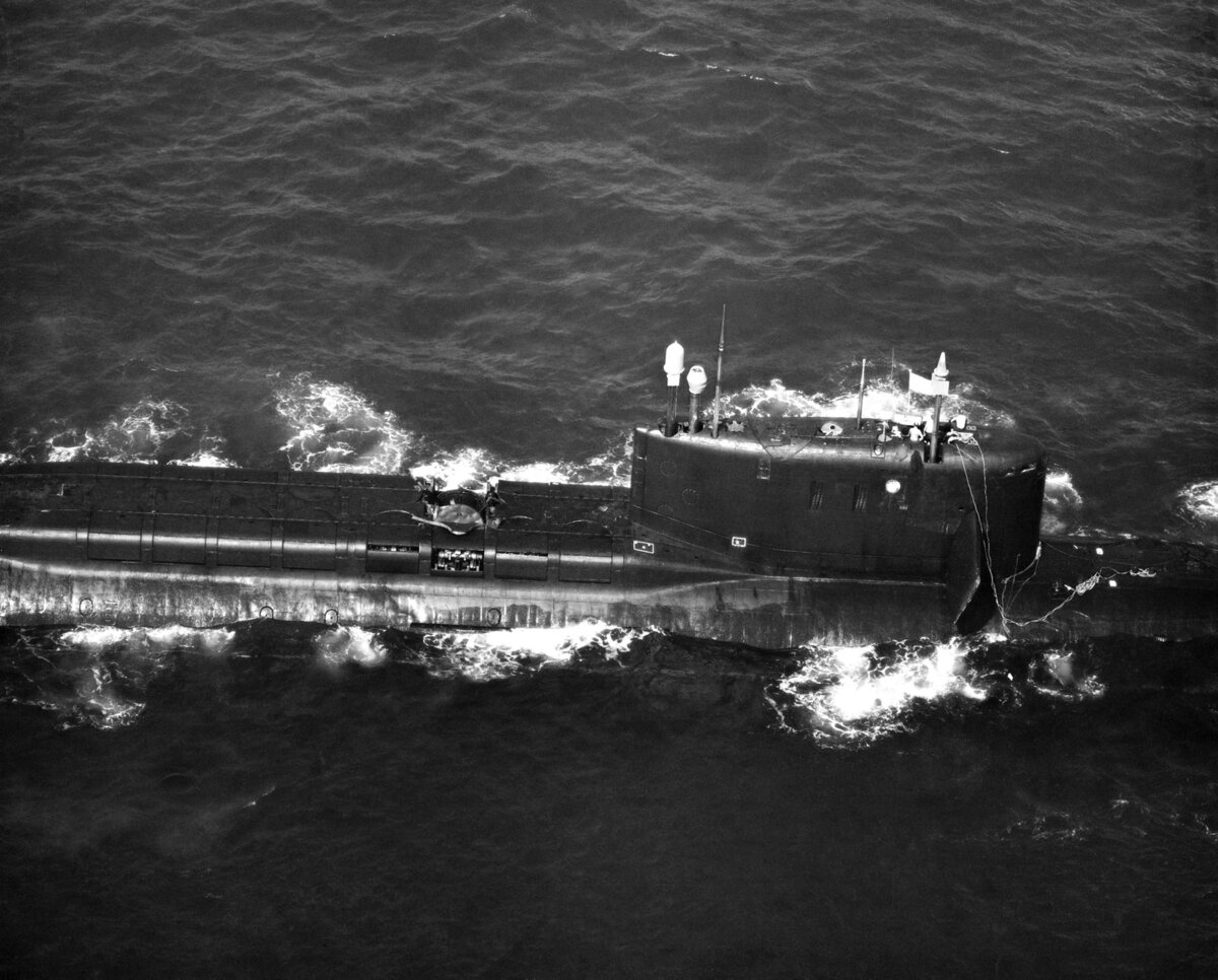     Пострадавшая после взрыва АПЛ К-219 / Public domain