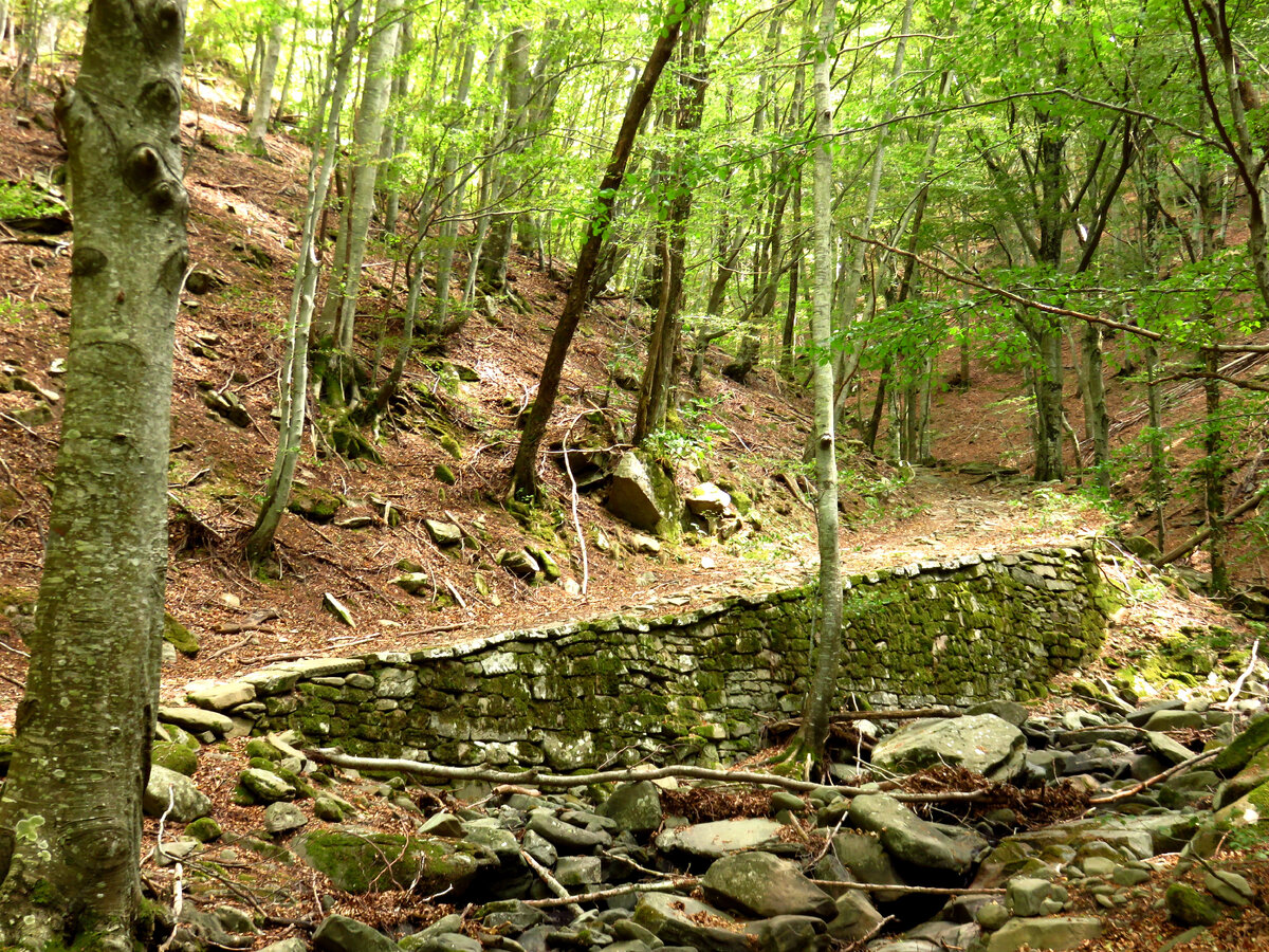 Одна из древних римских дорог, сегодняшний маршрут CAI 16