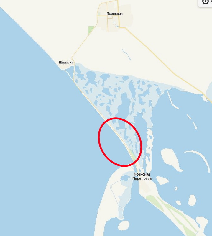 Скрин с карты Яндекс