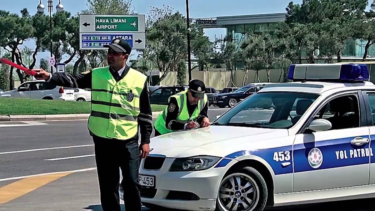 Дорожная полиция Азербайджана