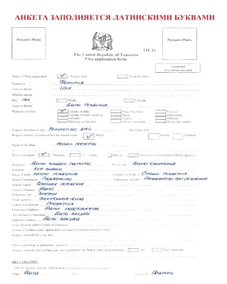Летим на Занзибар: как правильно заполнить анкеты | Фея туризма | Дзен