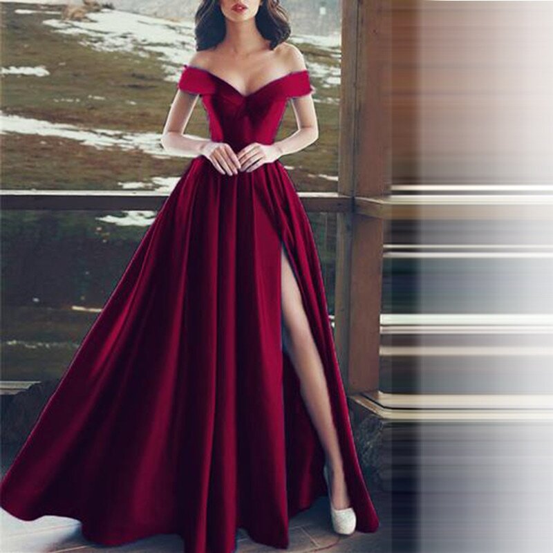 Визуализация платья. https://ae01.alicdn.com/kf/HTB1ApCZQFzqK1RjSZFCq6zbxVXav/Evening-Dresses-2019-Split-Robe-Soiree-Sexy-Formal-Elegant-Sweetheart-Satin-Gowns-Long-Party-Side.jpg