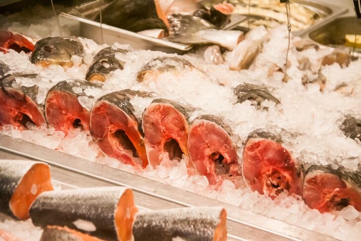 наличие льда в рыбе - это нормальное явление