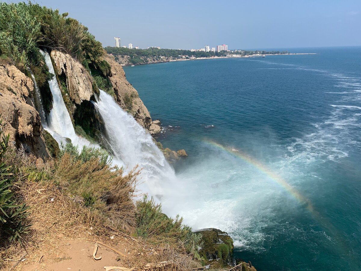 турция водопад в анталии