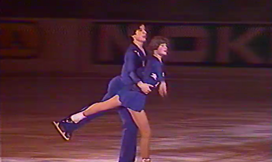 Кадр из программы "Ледовый бал" (1982)