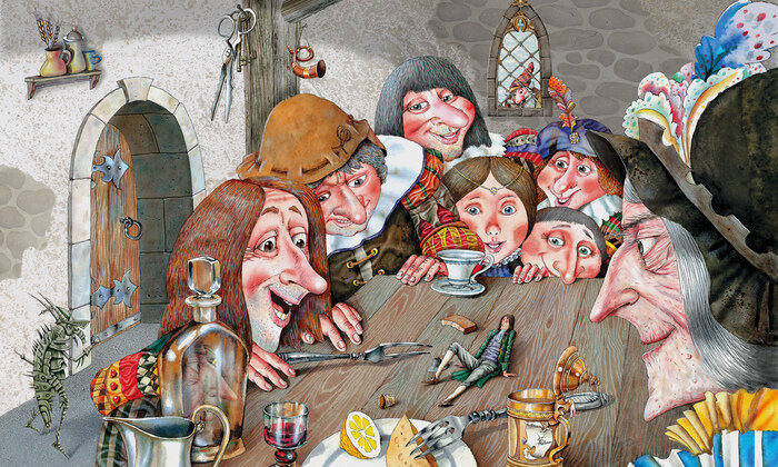 Фото из интернета. Гулливер в стране великанов.