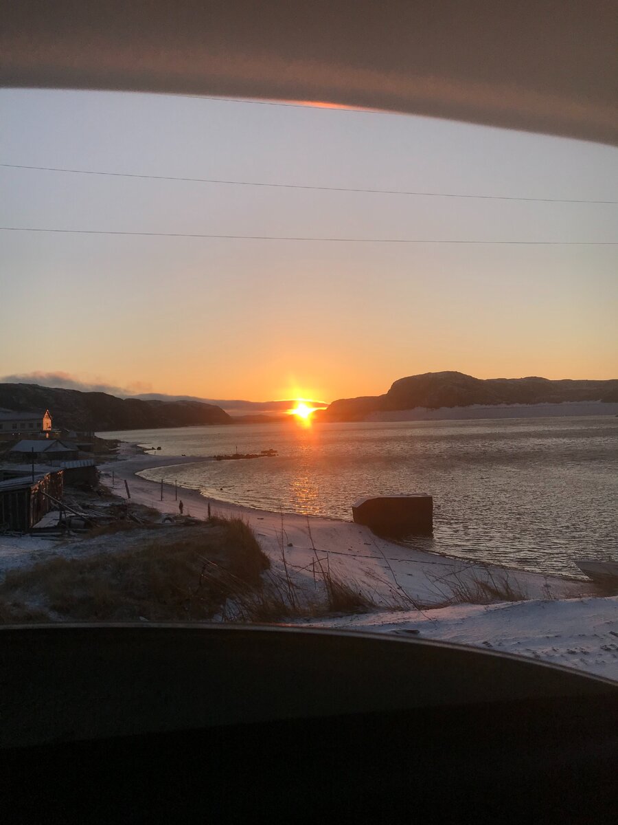 Закат в Териберке. Источник: личные фото.