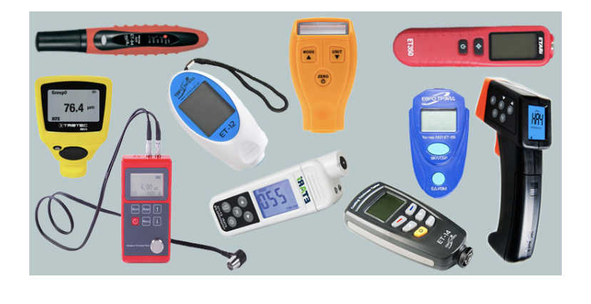 Толщиномеры различных моделей 