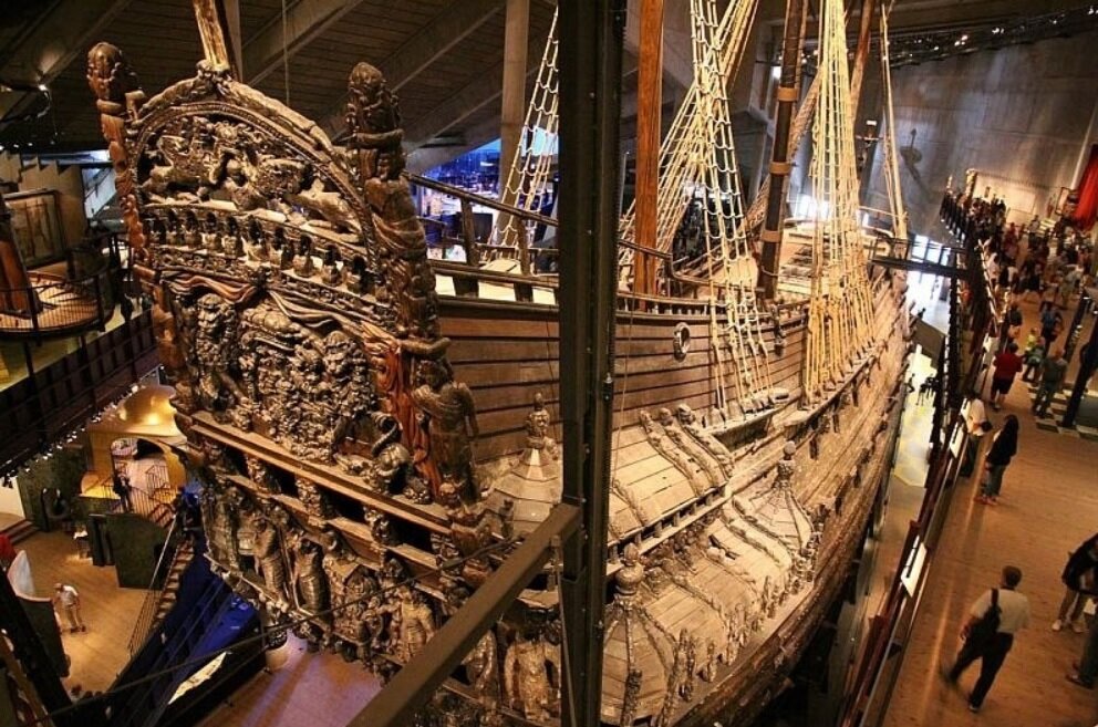 В музее Vasa. Фото из открытого источника в Яндексе