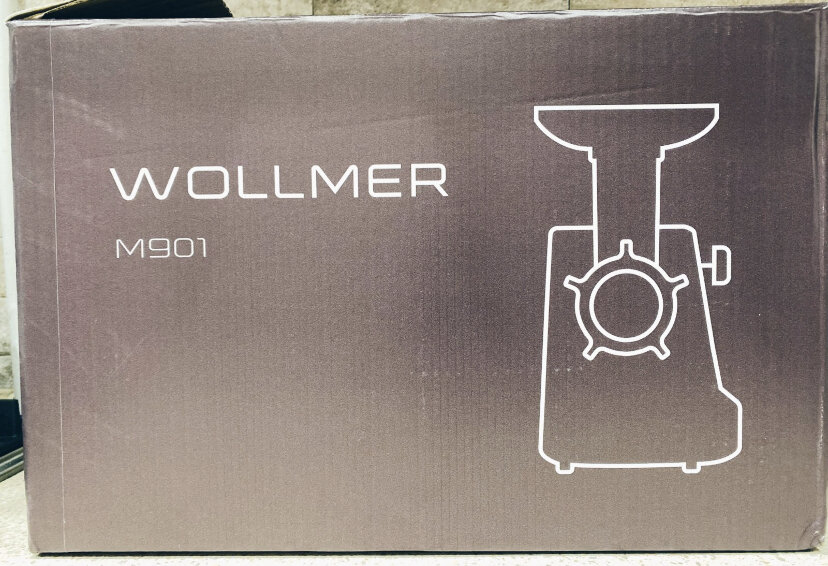Обзор стильной и мощной Мясорубки Wollmer M901.