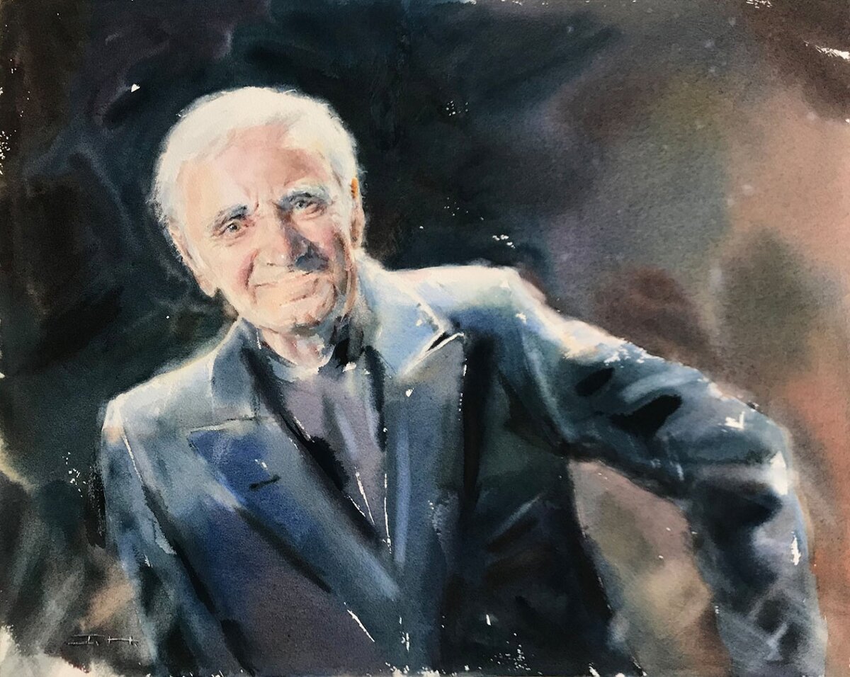 "Charles Aznavour" фото:https://www.tanya-art.net