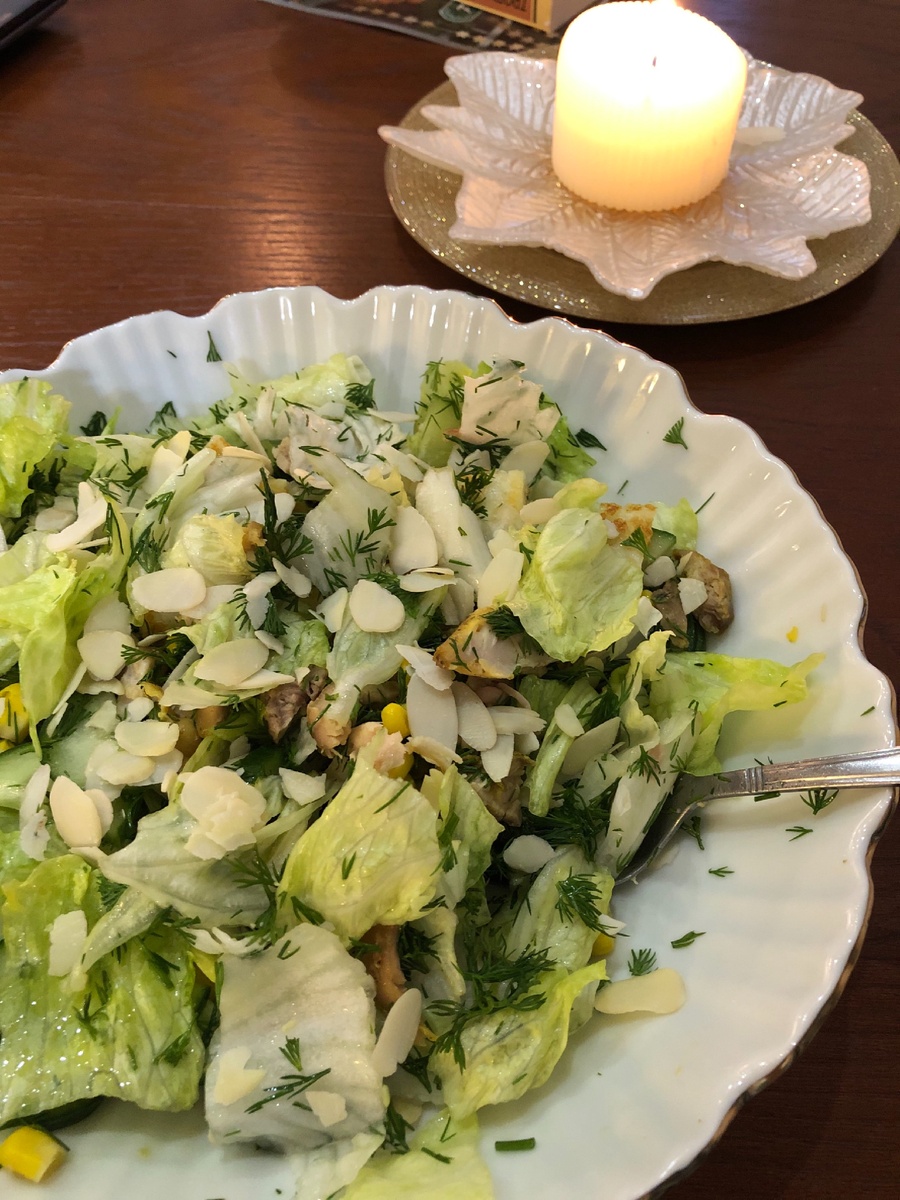 Сытный, легкий, вкусный салат