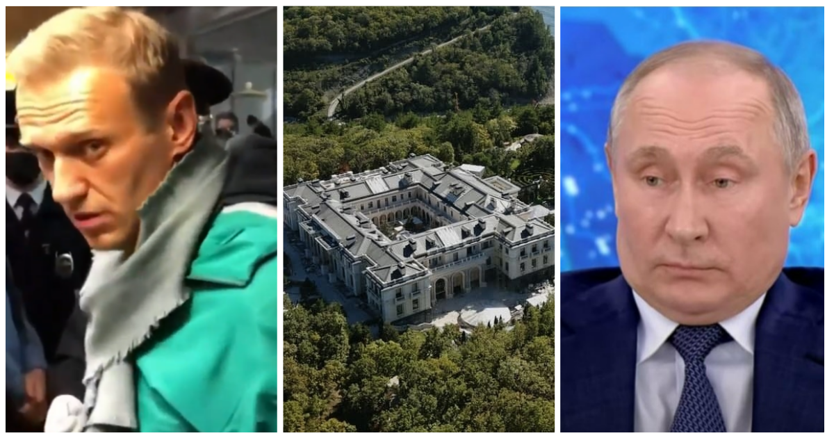 Путин и его дворец в геленджике