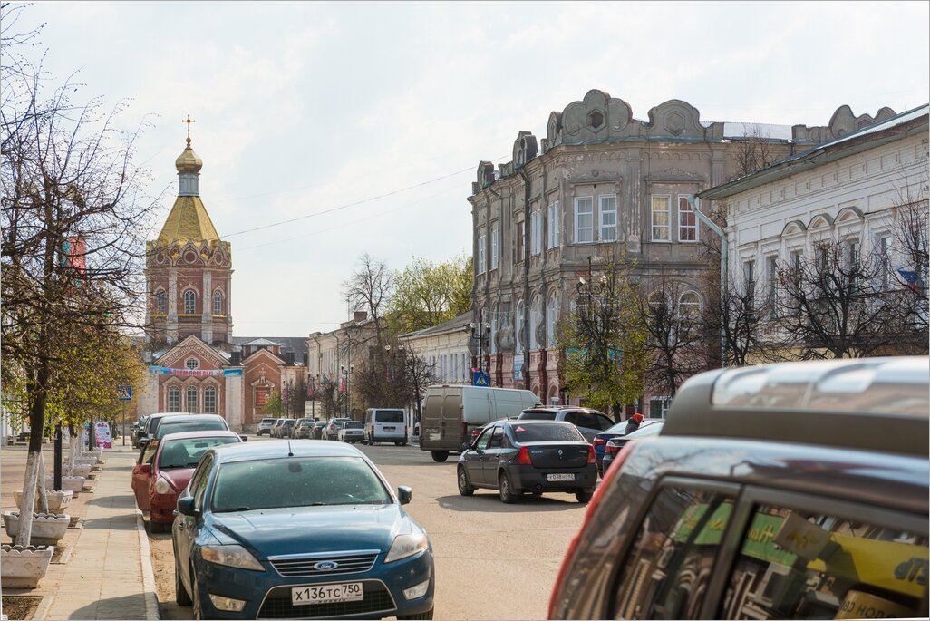 Воскресенье в Касимове. Вид на Кафедральный собор Вознесения Господня