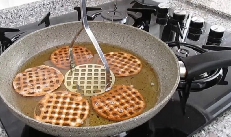 хрустящие вафли 