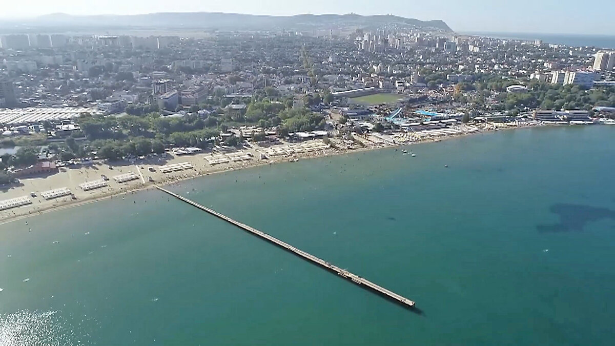 Курорт Анапа на Черном море в Краснодарском крае