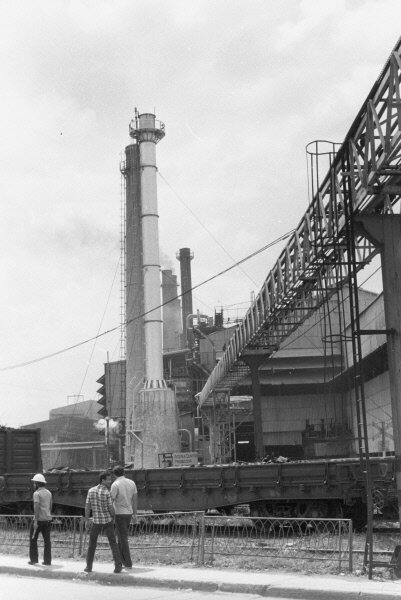 Металлургический завод имени Хосе Марти в Гаване. Реконструирован с помощью Советского союза. 1 июня 1985 года. Фото: Юрий Кючков. Источник фотобанк изображений РИА Новости.