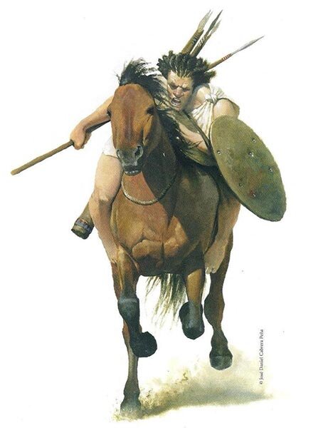 Нумидийский всадник. Art by Jose Daniel Cabrera