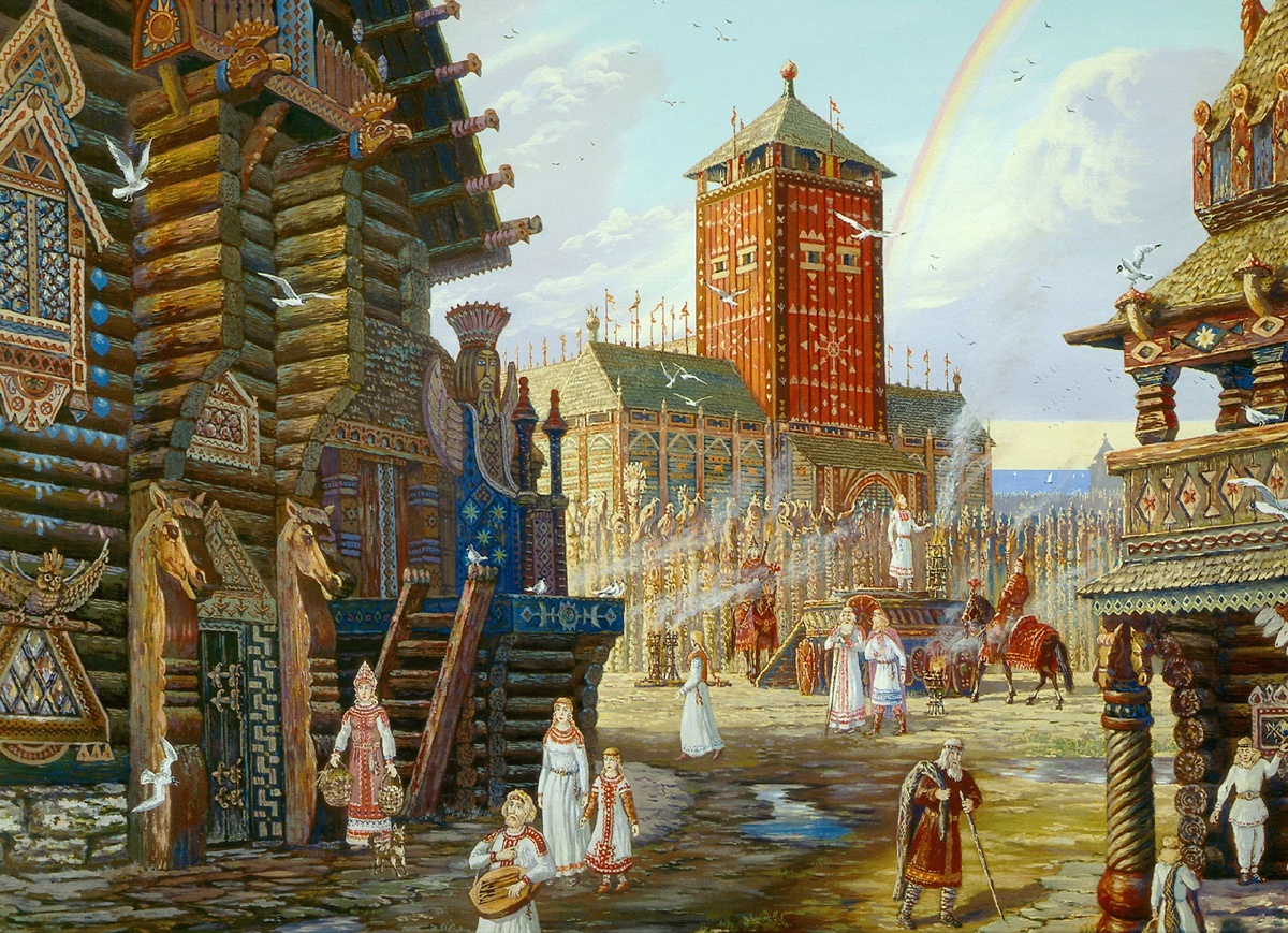 Так выглядели улицы Древней Руси