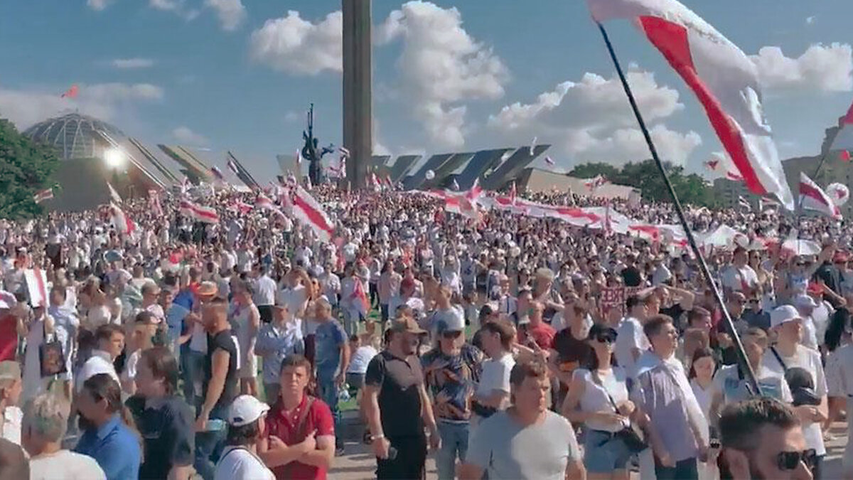 Митинги в Беларуси.