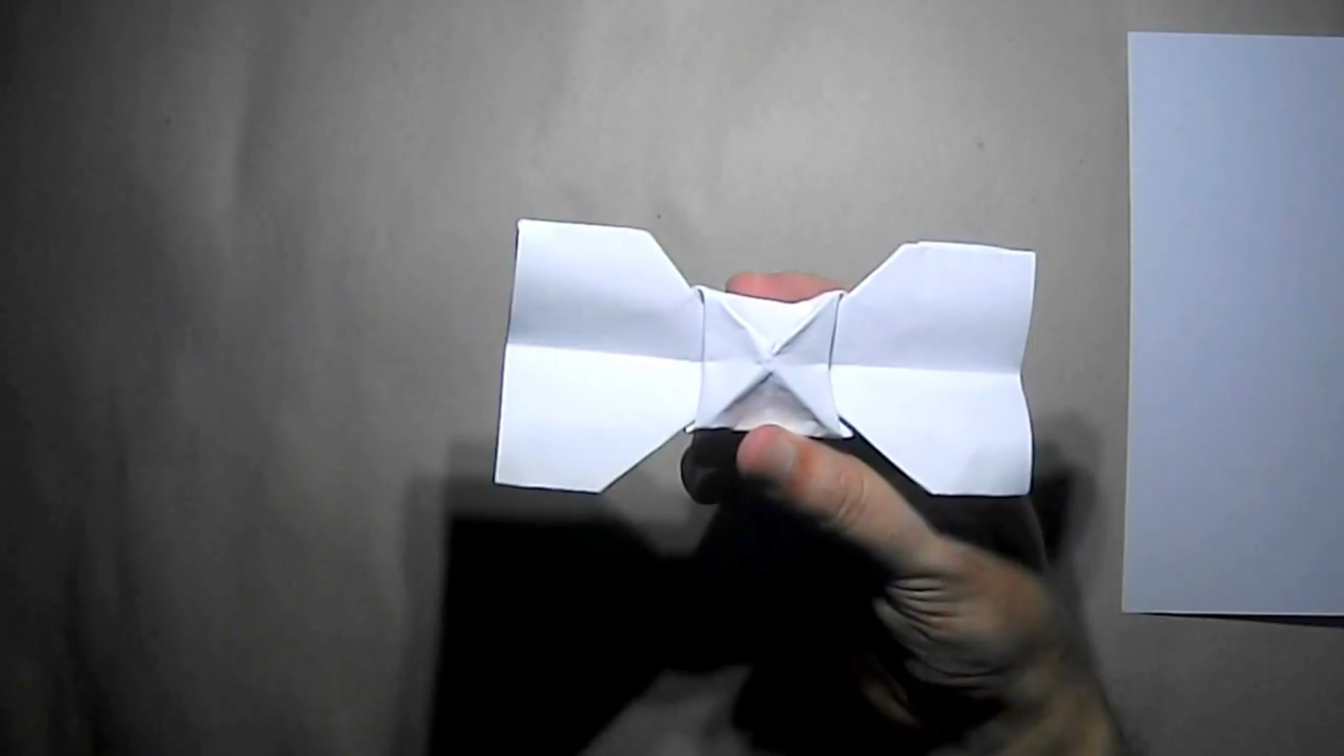 Галстук оригами