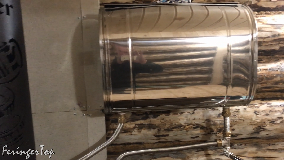 Бак 80 литров у друга в бане