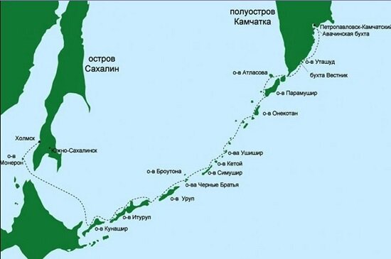 С Хоккайдо Курилы хорошо видать. Любуйтесь